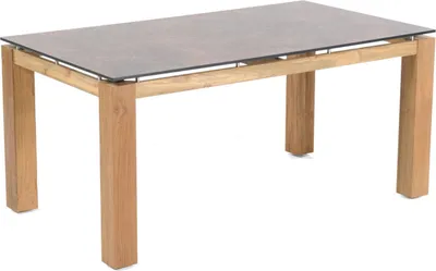 Produktbild von Sonnenpartner Gartentisch Base 160x90 cm Teakholz Old Teak Tischsystem