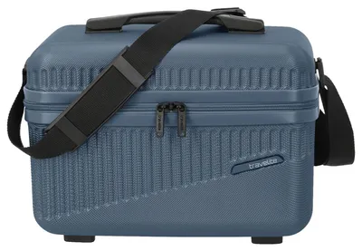 Produktbild von travelite Kosmetiktasche Bali Beautycase Blue blaugrau