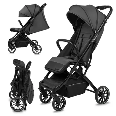 Produktbild von Kidwell COLMER UP Kinderwagen Kompaktbuggy Buggy - Belastbar bis 22 kg - 8,2 kg leicht - Verstellbare Rückenlehne - Dove Gray