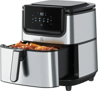 Productafbeelding van Electrolux Explore 6, heteluchtfriteuse, 5,4 liter, vrijstaand, grijs, draaibaar, 0,9 meter