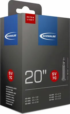 Immagine prodotto di Camera d'aria Schwalbe SV 7C extra light 20x1,75-2,35" 40/60-406 SV40mm