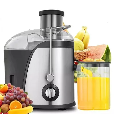 Produktbild von 1500W Entsafter Saftpresse elektrische Obstpresse Fruchtpresse Edelstahl 2 Modi