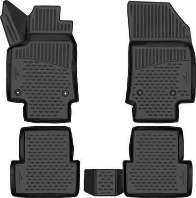 Produktbild von WALSER XTR Gummi Fussmatten Auto für Citroen C3 Aircross 2 06/2017-2024, 100% passgenaue Auto Fußmatten, robuste Universal Fußmatte Auto, Gummimatten Auto, Auto Fussmatten Gummi