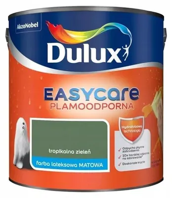 Produktbild von Abwaschbare Latexfarbe Wandfarbe Innen matt Tropikalgrün 2,5L schmutzabweisend
