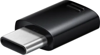 Produktbild von Samsung Datentransferadapter - 1 x Typ-C Stecker USB - 1 x Buchse Micro USB - Schwarz