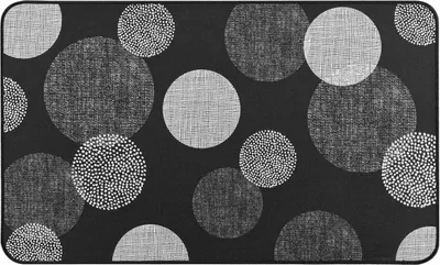 Produktbild von OXANA Bodenmatte Kreise grau 45x75cm