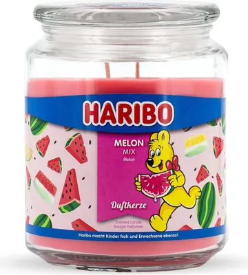 Zdjęcie produktu dla Świeca zapachowa HARIBO - różne smaki Melon Mix