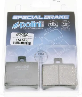 Immagine prodotto di Pastiglie freno organiche Polini compatibili con Aprilia SR50, Scarabeo, Baotian BT49QT