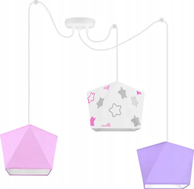 Imagen del producto de Lámpara colgante para niños, estilo LOFT, con pantalla de tela