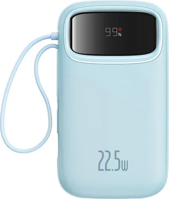 Obrázek produktu pro Externí baterie Baseus Qpow Pro+, 20000mAh, 22.5W, 2x Type C, modrá