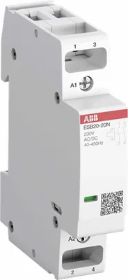 Obrázek produktu pro ABB instalační stykač, 20 A, 2S/0Ö, 230 V AC/DC, 1 ks.
