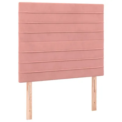 Produktbild von Kopfteil Rosa 90x5x118/128 cm Samt