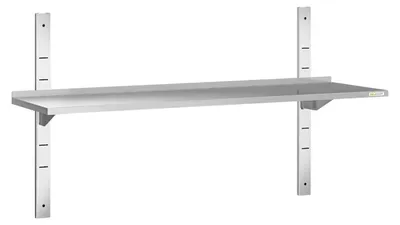 Produktbild von Wandregal aus Edelstahl, 1400 x 400 mm,  – GOLDINOX