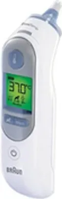 Produktbild von Braun ThermoScan 7+ - Kontakt-Thermometer - Weiß - Ohr - Tasten - °C - Körpertemperatur