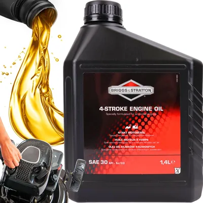 Image de Huile moteur pour tondeuse BRIGGS&STRATTON SAE30 1,4L moteur 4 temps