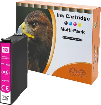 Produktbild von D&C Tintenpatronen ersetzt Epson T1813 Magenta