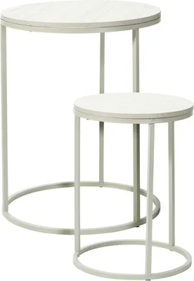 Obrázek produktu pro Sada kulatých odkládacích stolků SELI, 2 kusy