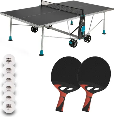 Produktbild von Cornilleau Tischtennis-Set "200X Outdoor", Grau