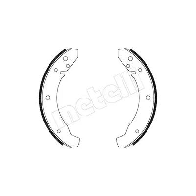 Produktbild von METELLI Bremsbackensatz Trommelbremse für VW GOLF I (17) 230,0mm 53-0459