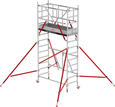 Produktbild von Altrex Klappgerüst RS Tower 54 Aluminium Fiber-Deck Plattform 0,75x1,85m ohne Safe-Quick 5,8m AH