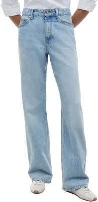 Produktbild von Tommy Hilfiger Damen Jeans Hose Straight Cam Loose Fit, Blau (Cam Light), 32W/28L