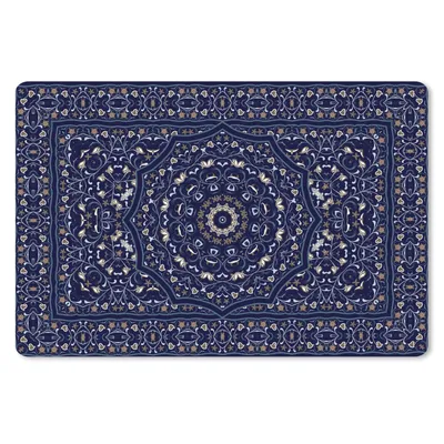Produktbild von MuchoWow® Mauspad Mousepad Persischer Teppich - Mandala - Blau 27x18 cm - Mousepads - Maus Mat - Pad - Mausunterlage - Büroartikel - Desk Matten