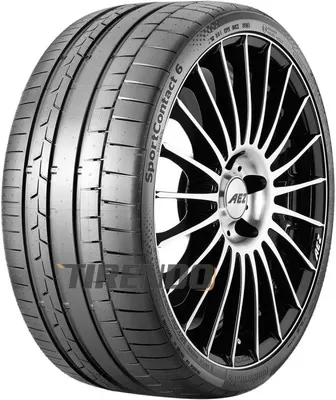 Image de Continental So car-tyres SportContact™ 6 SSR ( 245/35 ZR20 (95Y) XL EVc, avec rebord protecteur de jante, runflat )