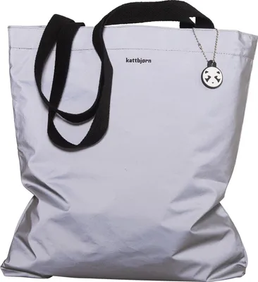 Productafbeelding van kattbjoern schoudertas Tote Bag Reflection zilverkleurig