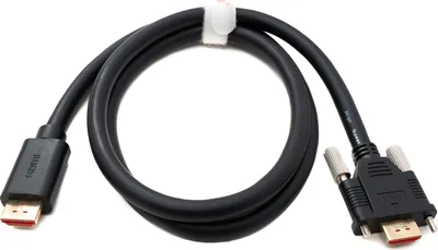 Produktbild von HDMI 2.0 Kabel 100 cm Typ A Stecker zu Stecker anschraubbar 85212995