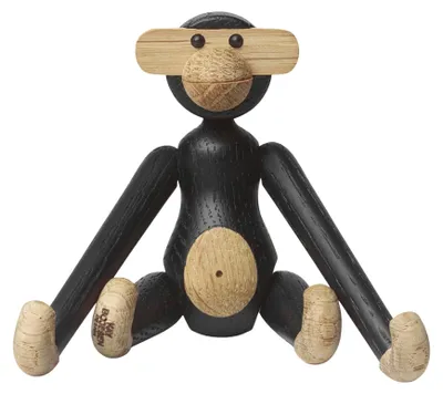 Immagine prodotto di Kay Bojesen Scimmia mini in rovere tinto scuro