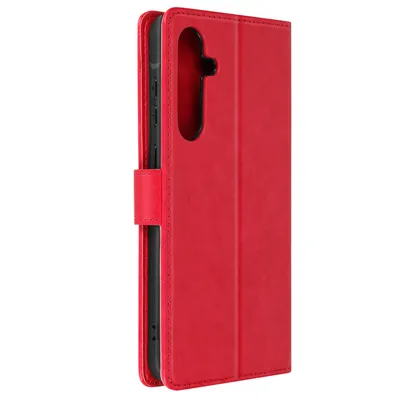 Produktbild von Avizar, Samsung Galaxy A55 Hülle Blume Schmetterling mit Handschlaufe, Rot