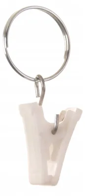Produktbild von Aqbau 100 Gardinen Clips Haken Kunststoff Weiß Modell 07