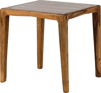 Image de MASSIVMOEBEL24 | ANCONA #111 Table basse en bois de sheesham - laqué / marron 50x50x50
