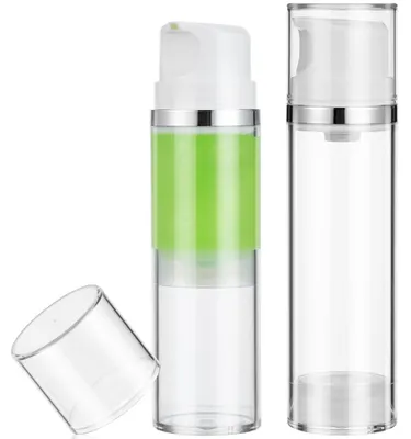 Produktbild von Set bestehend aus 2 Luftfreien Flaschen mit 150 ml Fassungsvermögen
