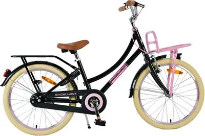 Produktbild von Volare Excellent Kinderfahrrad - Mädchen - 20 Zoll - Schwarz