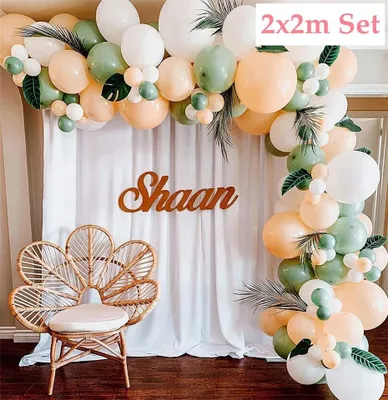 Image de Rideau de fond Vrygle 2 × 2 m blanc — Tissu de fond pour photographie, idéal pour les mariages, les anniversaires, les studios photo et la décoration de fête