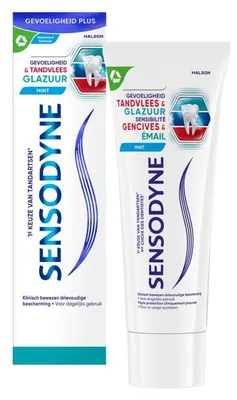 Produktbild von Sensodyne Zahnpasta für empfindliche Zähne & Zahnfleisch (75 ml)