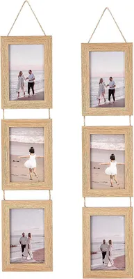 Fotolijsten 2er-Set 10x15 cm Holz Collage-Rahmen