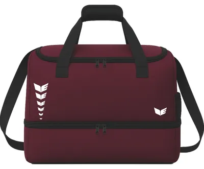 Productafbeelding van Erima Intro Line Sporttas Met Bodemkoffer Nieuw Bordeaux