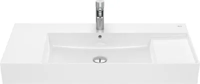 Produktbild von Roca Inspira - Waschtisch 1000x490 mm, mit Überlauf, mit Hahnloch, weiß A32752A000