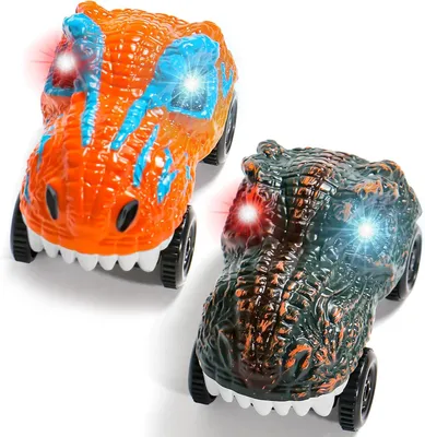 Productafbeelding van Autobaan met lichtgevende dinosaurussen, 1 set, geschikt voor kinderen vanaf 4 jaar