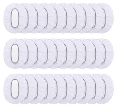 Produktbild von 100 Stück transparente Einweg-Ohrenschützer, wasserdicht, für Haarfärbemittel, Dusche, Baden