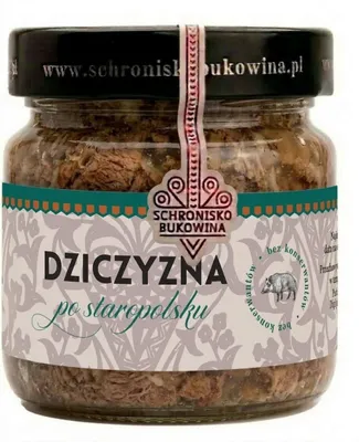 Produktbild von Altpolnisches Wild mit Gelee 180g - Schronisko Bukowina