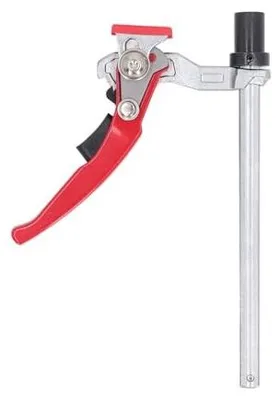 Productafbeelding van Spanklem 20 mm - Houtwerkstukklem - Ratelsysteem - Robuuste Constructie - Zelfjusterend - Duurzaam Chroom-Vanadium-Staal - Klem