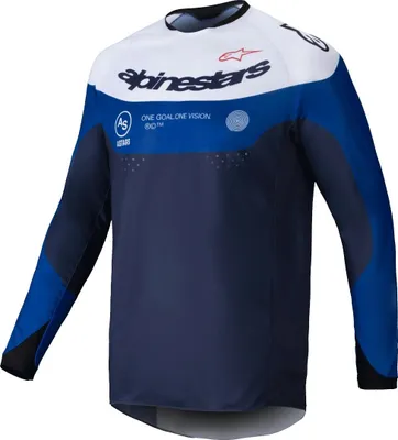 Image de Maillot de motocross Alpinestars Pro-Dura, blau/weiß, 2XL
