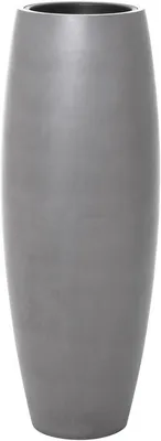 Produktbild von VIVANNO Bodenvase Fiberglas MAGNUM Rund, Betongrau Beton-Design - 30x80 cm