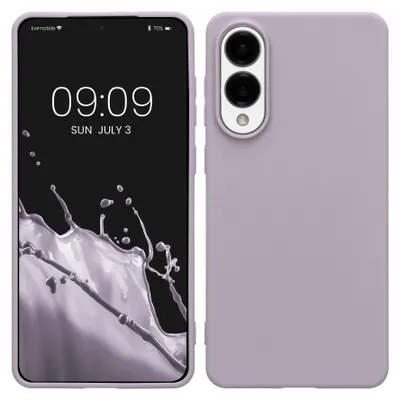 Produktbild von kwmobile Handyhülle für Samsung Galaxy S25 Edge Hülle - TPU Case - Kabelloses Laden - Schutzhülle Cover in Lavendel