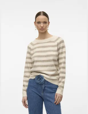 Productafbeelding van VERO MODA VMDOFFY, damesblouse met ronde hals, model GA NOOS