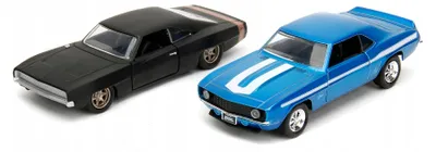 Produktbild von Jada Toys Fast & Furious 2er-Set Camaro & Charger 1:32