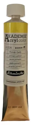 Produktbild von Schmincke Akademie Acrylcolor 200 ml Primär Gelb (224), lichtecht